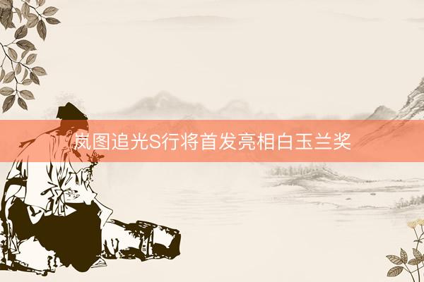 岚图追光S行将首发亮相白玉兰奖